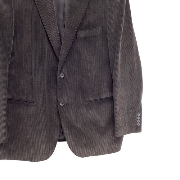 Dockers Mens Corduroy Blazer Jacket Size 44R Brown Suit Coat Lined - Picture 4 of 10